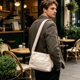 thumbnail image 5 of Bolso bandolera acolchado de nailon para mujer – Bolso cruzado de color liso para ir al trabajo, bolso pequeño de gran capacidad para guardar artículos esenciales diarios., 5 of 6