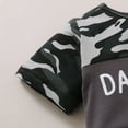 thumbnail image 6 of 4T Baby Boys Clothes 5T Toddler Boys Summer 2PCS Outfits Letter Print Short Sleeve Camouflage Tops Gray Shorts Set, 6 of 8