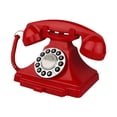 thumbnail image 1 of Siruishop Audio Guest Book Phone Desk Telephone Model for Desk Confessions Baby Shower Red, 1 of 8