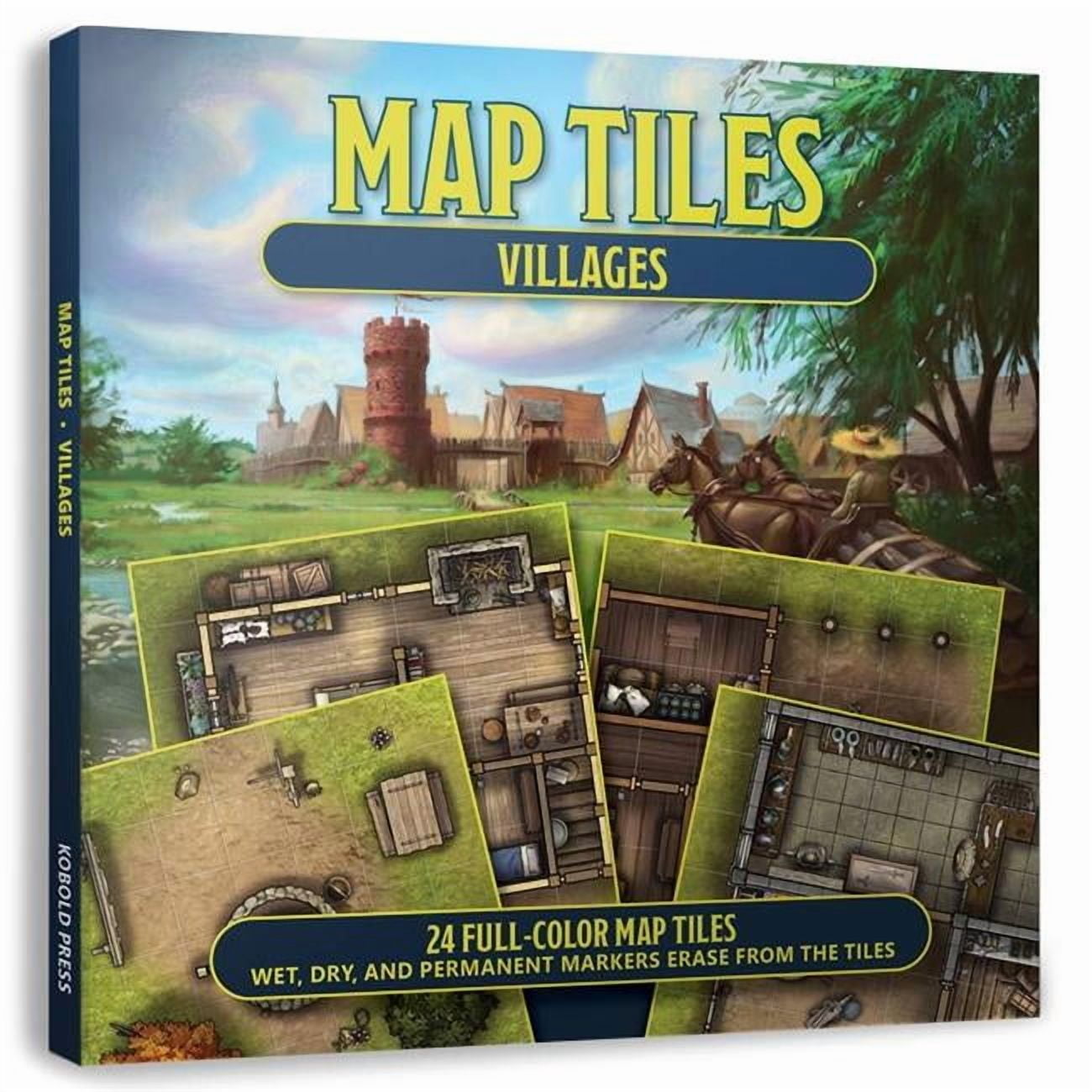 Master's Relics RPG Token Set - 200+ Reversible Dry Erase Object Pawns For D&D & Tabletop Games