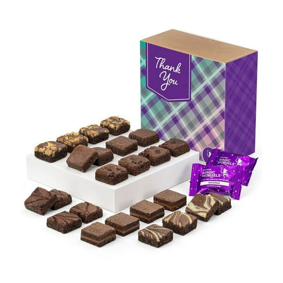 From You Flowers - Thank You Two Dozen Fairytale Brownie Morsels for Birthday, Anniversary, Get Well, Congratulations, Thank You, All Occasions