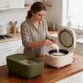 thumbnail image 2 of zhangmingg Airtight Dry Food Storage Container with Dispenser for Rice Cereals and Pet Food, 2 of 4