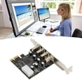 thumbnail image 1 of Pci E to USB Expansion Card Hub, 4 puertos USB2.0 PCI E A 4 USB HUB Rendimiento ESTABLE DE CHIP DE ALTO RENDIMIENTO Para Camaras, 1 of 7