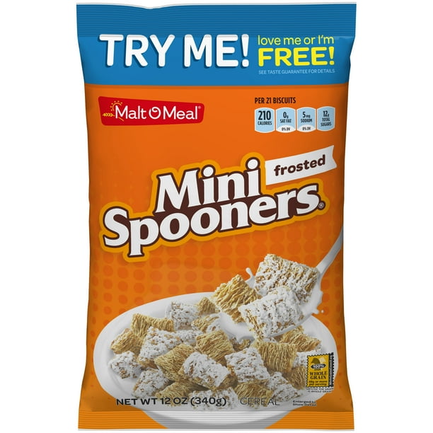 MaltOMeal® Frosted Mini Spooners® Lightly Sweetened Whole Grain Wheat