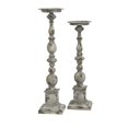 thumbnail image 1 of IMAX Corporation Hamilton 2 Piece Candle Holder Set in Gray, 1 of 1