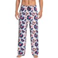thumbnail image 1 of Balery record rock music Skull Pantalones de pijama para hombre, pijama ultraligero, pantalón de descanso-Medium, 1 of 6