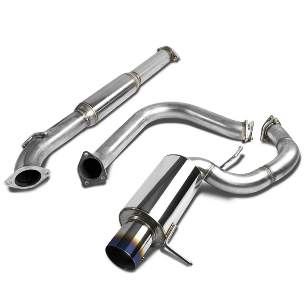 For 2000 to 2005 Mitsubishi Eclipse Catback Exhaust System 4" Burn Tip
