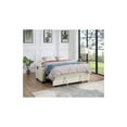 thumbnail image 5 of Lilola Home 71"W Beige Fabric Convertible Sleeper Loveseat with USB Charger, 5 of 6
