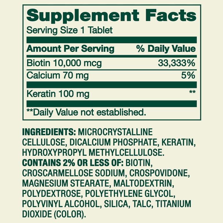 Natrol Biotin Fast Dissolve - Strawberry 10,000 mcg