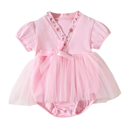 

ASEIDFNSA Maternity Fall Clothes Matching Mommy Baby Girl Outfits Baby Romper Kimono Robe Cotton Japanese Pajamas Short Sleeve Romper Tulle Tutu Dress