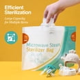 thumbnail image 3 of Bolsas esterilizadoras para biberones Kiddieware, paquete de 10, para microondas, 3 of 7