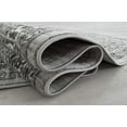 thumbnail image 3 of Handcraft Rugs-Ash/Gray Persian Isfahan Floral Pattern Distressed – Modern Vintage Area Rug, 3 of 7