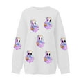 thumbnail image 3 of Enjoytime Cute Tops for Women Halloween Vintage Printed Round Neck Long Sleeve Blouses Gothic Graphic Casual Loose Sweatshirts, 3 of 3