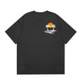 thumbnail image 4 of NAMTYQX Graphic Tees Patterns Baggy Cool Plus Size Airoft Short Sleeved Casual Lightweight Hawaiian Crew Neck Compression Shirt Men Black Size M, 4 of 5