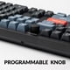 thumbnail image 4 of Keychron V6 Teclado Mecánico Personalizado Con Cable Versión De Perilla Macro Programable Qmk/Via De Tamaño Completo Con Interruptor Rojo Keychron K Pro Intercambiable En Caliente Compatible Con Mac W, 4 of 8