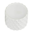 thumbnail image 2 of Sagebrook Home 8" Ceramic Diamond Planter With  Wood Stand, White, Round, Ceramic, Contemporary, 8"L X 8"W X 9"H, Diamond, 2 of 9