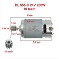 thumbnail image 2 of Children's Electric Car 24v 200w Motor, High-speed High-power Motor 555 24v 30000rpm For Kid's Ride On Car, 2 of 4