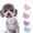 3, variant on Shenmeida Dog Scarf, Cartoon Pattern Lace Rim Cotton Bibs Scarf Accessories for Small Medium Large Dogs Cats Pets Animals
