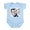 Sky Blue, variant on CafePress - Jack HR Body Suit - Baby Light Bodysuit, Size Newborn - 24 Months