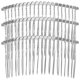 thumbnail image 1 of 3pcs 7.8cm 20 Teeth Fancy DIY Metal Wire Hair Clip Combs Bridal Wedding Veil Combs (Silver), 1 of 4