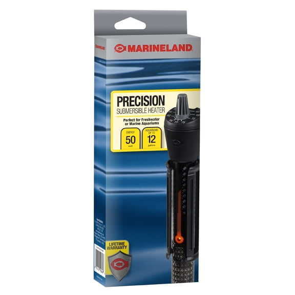 marineland Precision aquarium Heater, up to 12 gallons, 50-Watts