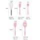 thumbnail image 5 of Juego de utensilios de cocina de 5 piezas, utensilios de cocina de silicona fáciles de limpiar, utensilios de cocina para utensilios de cocina antiadherentes (acero inoxidable rosa), 5 of 5