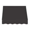 thumbnail image 2 of Awntech 4.375 ft Dallas Retro Fixed Awning Acrylic Fabric, Black, 2 of 2