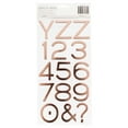 thumbnail image 2 of American Crafts Solid Stickers Rose Gold Foil Large Alphabet - Scrapbooking Embellishments, 2 of 5