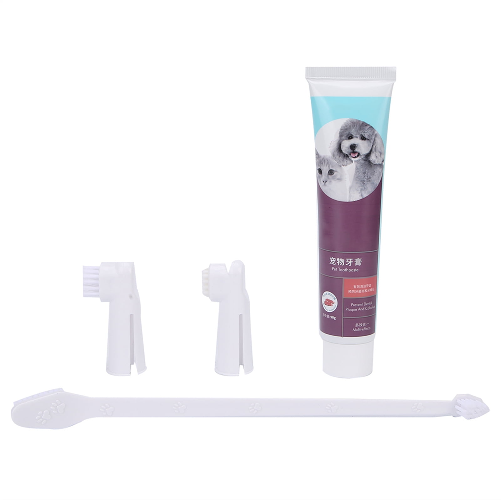Dog Dental Care Kit, Added Biological Enzymes Dog Tooth Brushing Kit