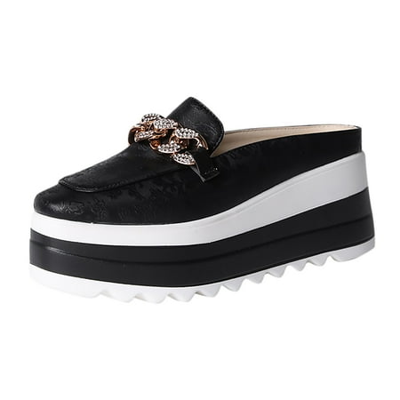 

Jungdeepe Women s Summer Fashion Baotou Leather Platform Sandals Casual Shower Sandals Women Flowers Womens Support Sandals Size 9 Wedges Womens Fluff Yeah Slide Sandal Women Sparkly Sandals