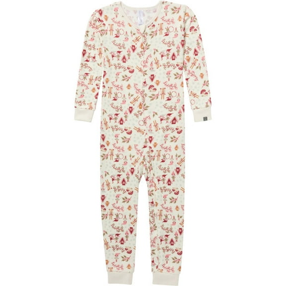 Modern Moments by Gerber Girl 1Pc Snug Fitting Footless Pajamas Sizes (Newborn-Kids)