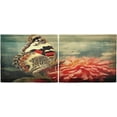thumbnail image 3 of FREEAMG 24 Inch Length Kitchen Curtains Flowers Butterflies 2 Panels Half Window Sheer Curtains Rod Pocket Farmhouse Short Drapes for Bathroom Cafe Basement, 3 of 7