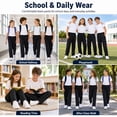thumbnail image 5 of Boys Sweatpants Toddler 3 Pack Straight Leg Jogger Pants with Pockets kids Clothes 2T-16, 5 of 7