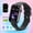 Black, variant on Pakrys QS50 Smart Watch for Women with 1.47” Full Touch Screen Smartwatch with Bluetooth Call 100+ Sports Modes Fitness Tracker with IP68 Waterproof for iOS Android