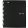 thumbnail image 1 of Five Star Spiral Notebook, 1 Subject, Graph Ruled Paper, 100 Sheets, 11" x 8-1/2", Black (73679), 1 of 1