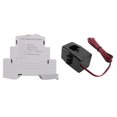 thumbnail image 2 of Tuya Single Phase WiFi Intelligen Energy Meter 100A Din Rail Precisely Measuring Voltmeter Ammeter P, 2 of 5