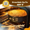 thumbnail image 4 of Gleam Adorn 8 Inch Non-stick Springform Pan with Removable Bottom - Leakproof Cheesecake Pan, 4 of 14
