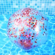 FELTECHELECTR Dazzling Effect Inflatable Volleyball for Beach and Pool 1 Set 15.72in