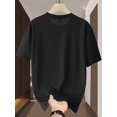 thumbnail image 2 of Creative Cotton Cartoon Print Short Sleeve T-Shirt - Loose Fit, Machine Washable, Casual Top for Teens, 2 of 6