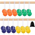 thumbnail image 1 of Juego de pelotas Lenwen Ladder Ball, paquete de 12, 4 colores con bolsa, 1 of 7