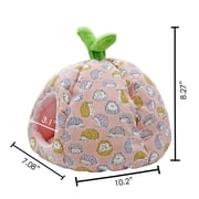 Portable Small Animal Cushion Bed Hideout Cave Habitat Nest for Hedgehog Ferret Squirrel Hamster Rat ( Pink )
