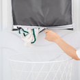 thumbnail image 5 of Paquete de 2 bolsas Oxford, cesta de almacenamiento de gran capacidad, almacenamiento colgante para baño, dormitorio y armario (gris) Sailing Electrónica, 5 of 5