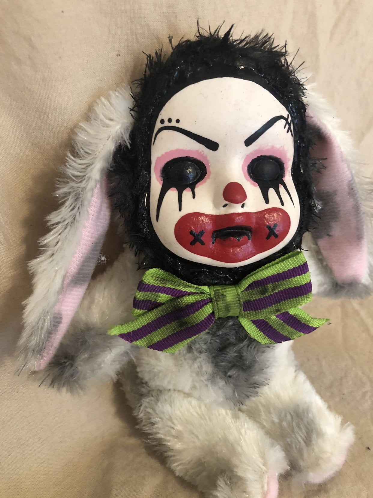 vampire bunny, one of a kind vampire bunny rabbit plush dol…, christie