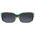 thumbnail image 2 of Polarized Teal Camo Sunglasses for Women - Diamante - Teal Camo Frame - Smoke Lens, 2 of 3