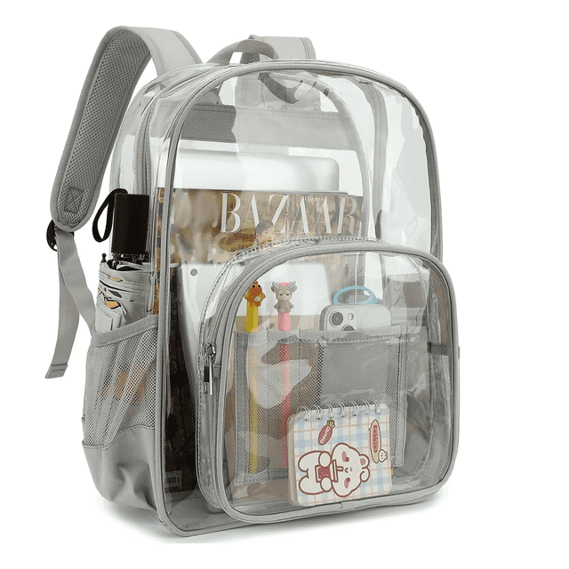 Mochila De Viaje Impermeable Y Transparente Gran Capacidad Xtellar gris