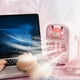 thumbnail image 5 of Enfriador de aire portátil de escritorio con tanque de agua de 400 ml y bandeja de hielo | Ventilador de 4 velocidades, nebulizador, luz nocturna y humidificador | Recargable por USB para el hogar,, 5 of 9