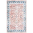 thumbnail image 2 of Safavieh Arizona 8'-0" X 10'-0" Polyester Power Loomed Rug In Rust / Aqua, 2 of 13