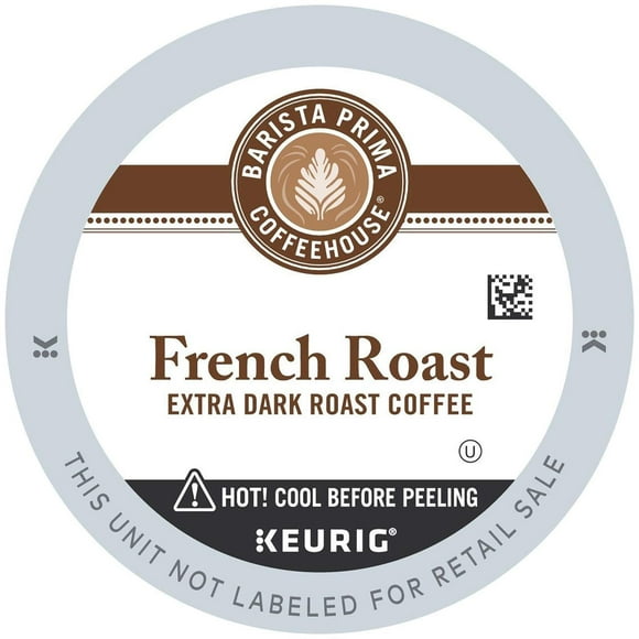 Barista Prima Coffeehouse Café, Keurig K-Cups, Torréfaction Française, 24 Unités (Emballage Peut Varier)