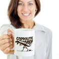 thumbnail image 2 of Funny Coprolite Happens With T-Rex Dinosaur Skeleton Novelty Coffee & Tea Gift Mug, Pen Cup, Party Supplies, Office Décor, Kitchen Decorations, Dishes, Items And Ornament For T. Rex Lover Men & Women, 2 of 4