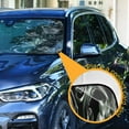 thumbnail image 3 of ALAZA Art Silver Green Windshield Sun Shade Car Foldable Sun Visor Block UV Rays Protector 55"x27.6", 3 of 8